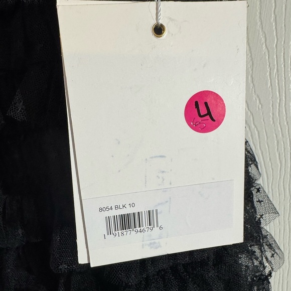 Mac Duggal Ruffle Cap Sleeve Tiered Midi Dress Style #8054 NWT - Picture 6 of 8